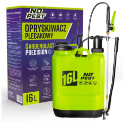 Gardenblast Precision No Pest 16L Druck-Rückenspritze mit Sprühlanze
